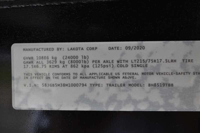 2021 Lakota BigHorn 8519TBB 5 Horse Trailer with 19′ Short Wall - Image 51
