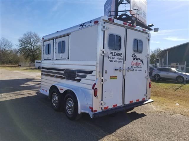 2001 4 Star 2 Horse Bumper Pull Slant Load - Image 6