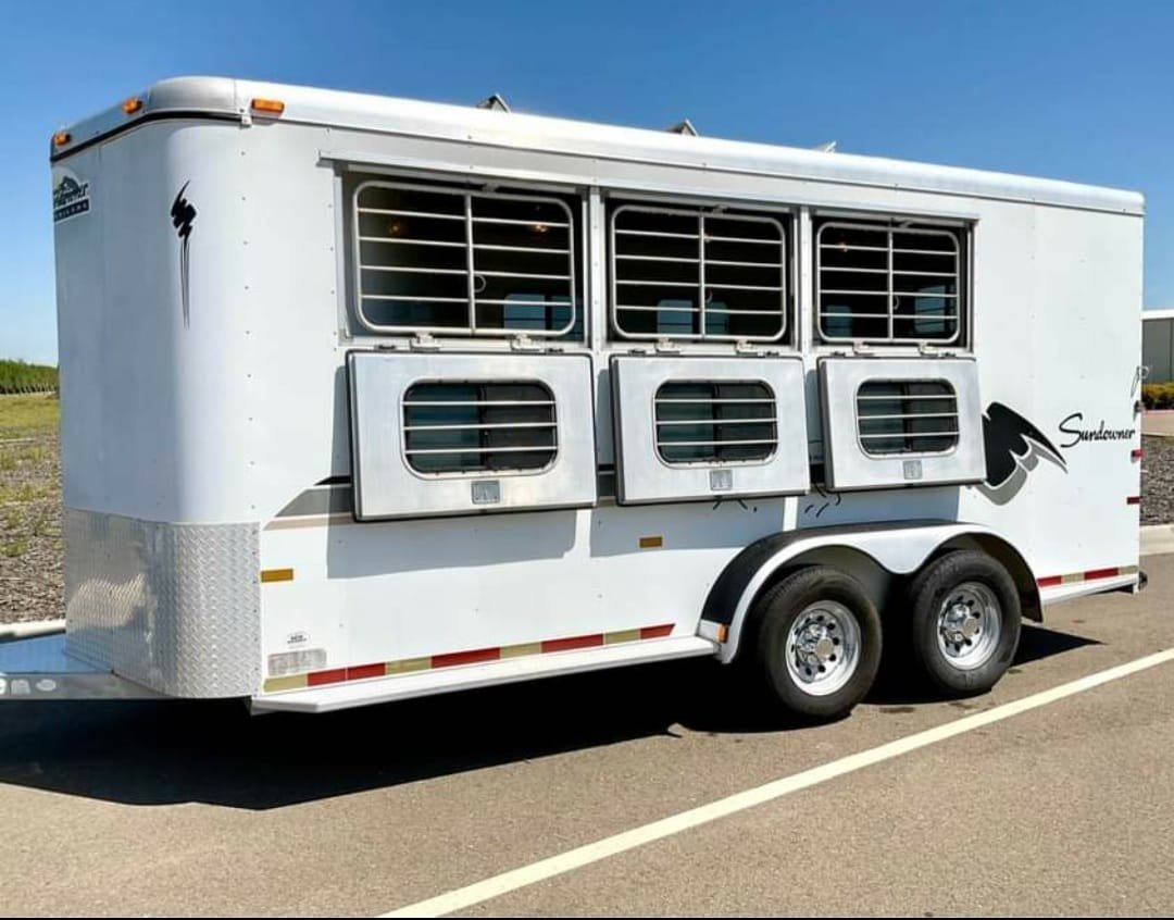 1999 Sundowner 3 Horse Trailer - Image 4