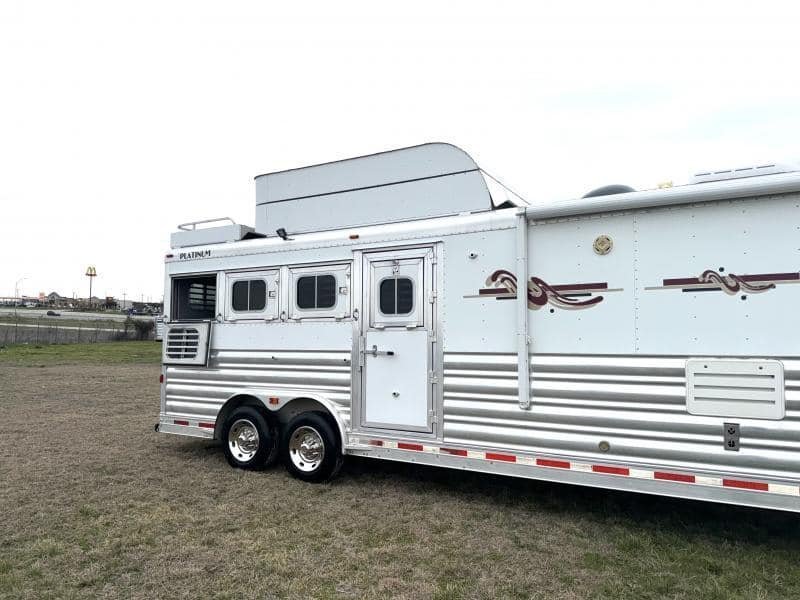 2011 Platinum Coach 4 Horse 15 SW Rear Load Horse Trailer - Image 5