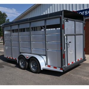2024 Maverick 3-Horse Bumper Pull Stock Combo Trailer 3 horse bumper pull