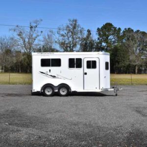2005 Featherlite 2HST 2-Horse Trailer With 4 ft Short Wall