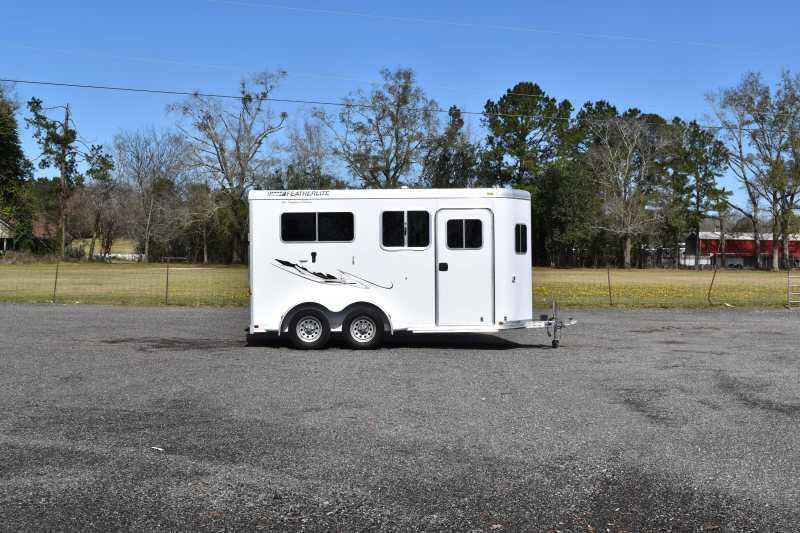 2005 Featherlite 2HST 2-Horse Trailer With 4 ft Short Wall