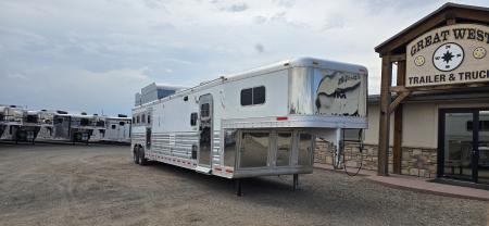 2023 Exiss 3-Horse Bumper Pull Horse Trailer Exiss 3 horse trailer - Image 2