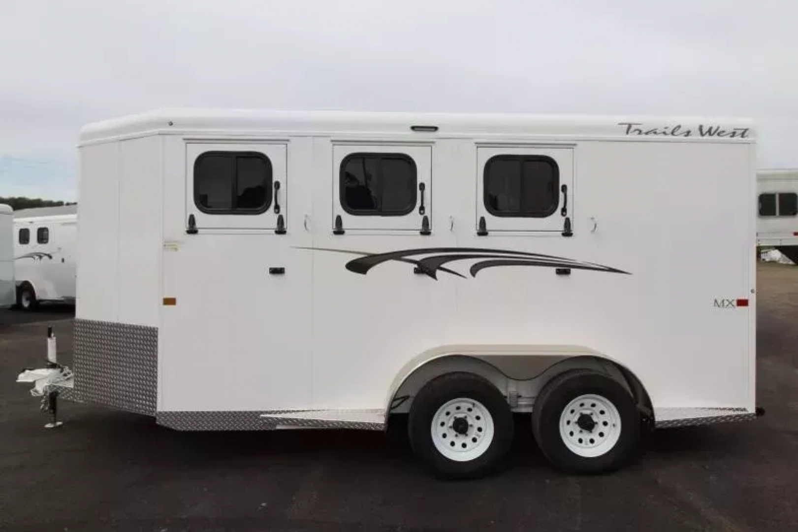 2026 Trails West Adventure MX2 3-Horse Bumper Pull Horse Trailer 3 horse trailer - Image 9