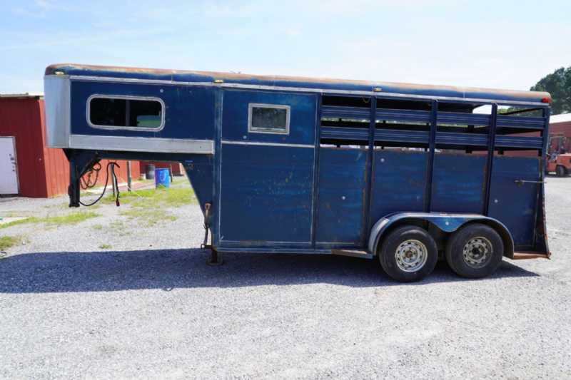 1994 Big Valley 716STC 2-Horse Trailer with 4 ft Short Wall - Image 2