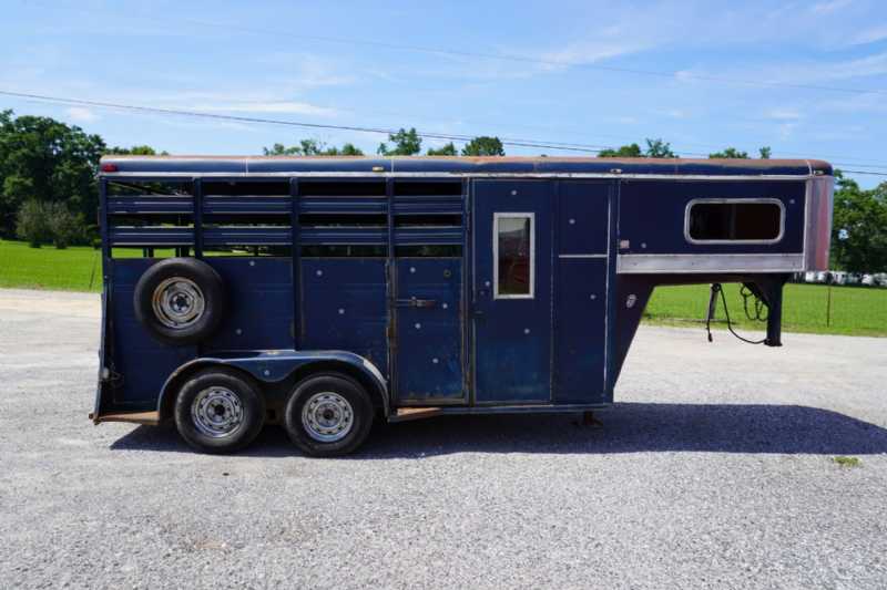 1994 Big Valley 716STC 2-Horse Trailer with 4 ft Short Wall - Image 9
