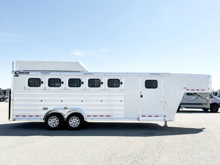 2025 Cimarron Norstar 5-Horse Gooseneck Trailer - Image 2