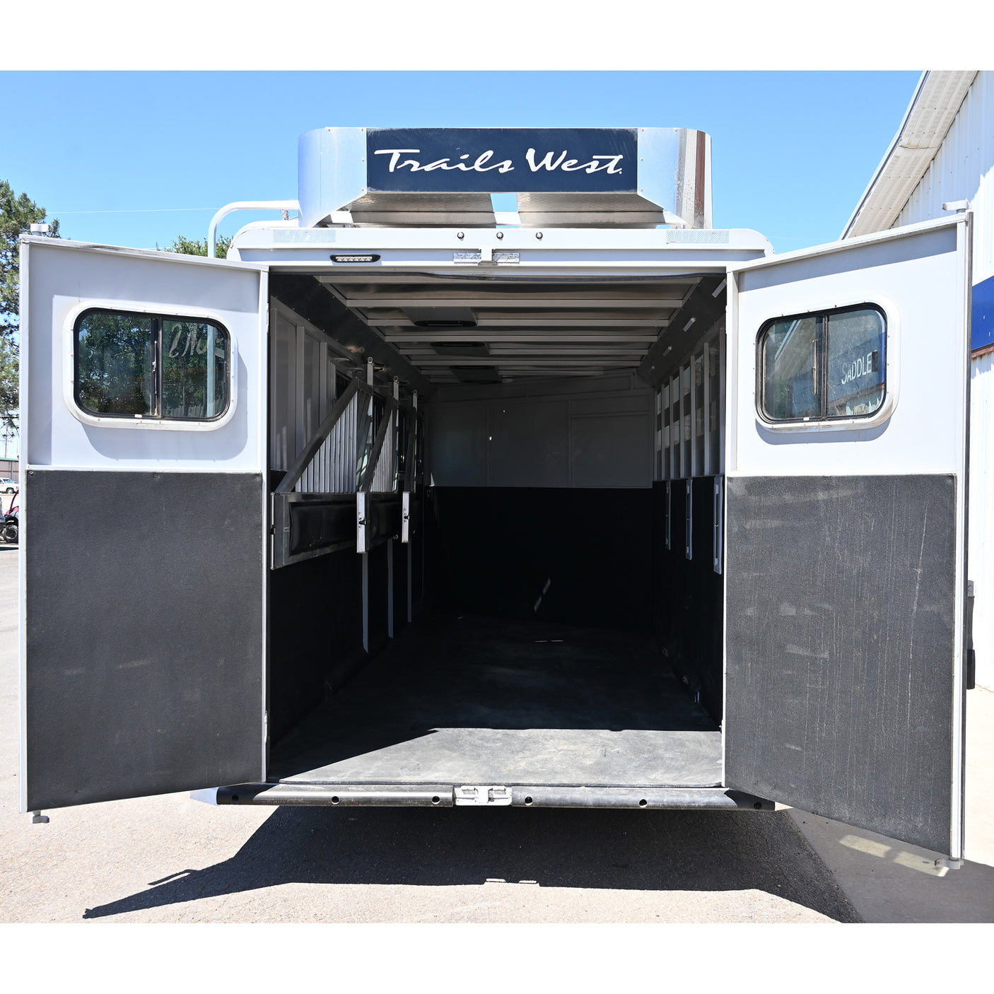 2024 Trails West Santa Fe 4-Horse Bumper Pull Horse Trailer - Image 13