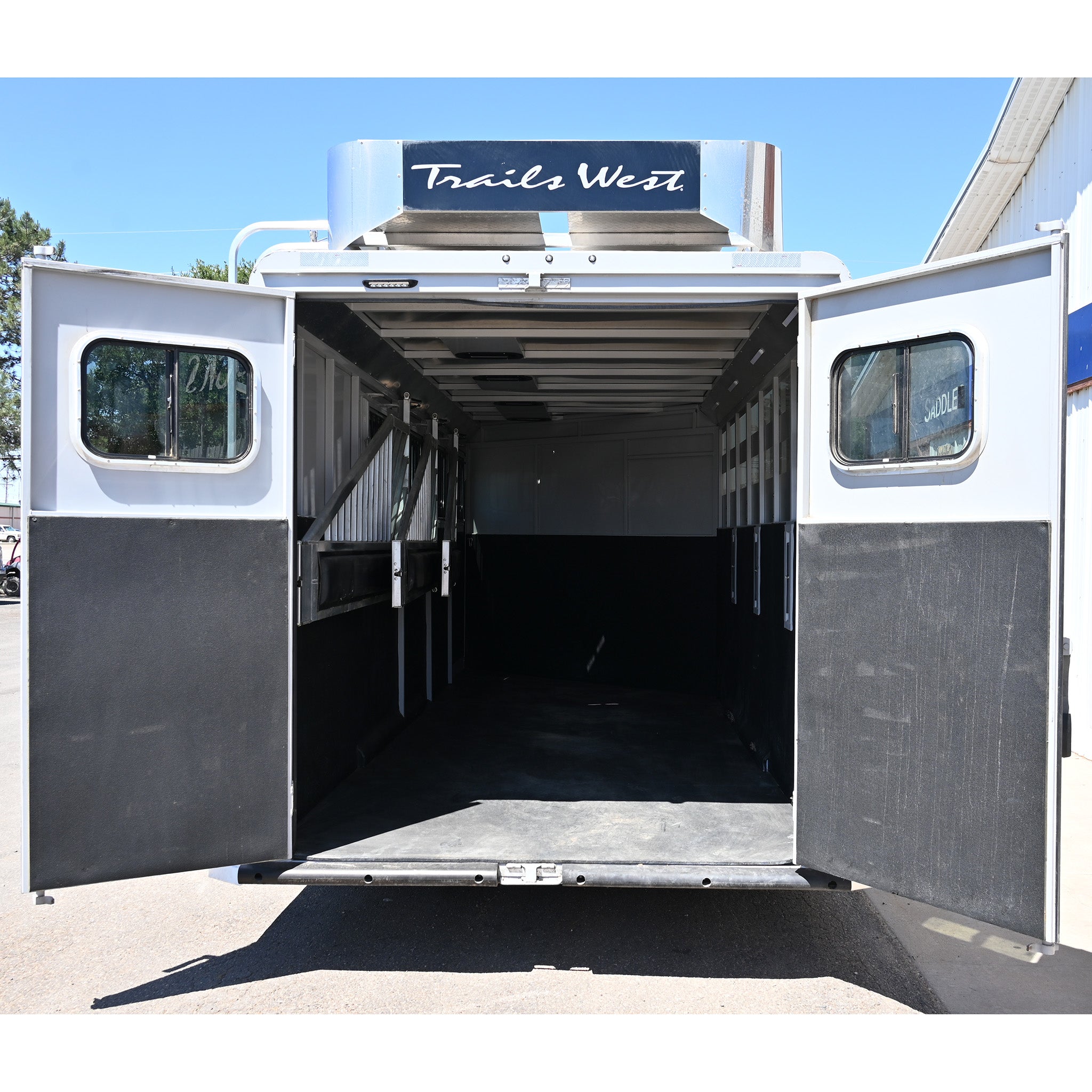 2024 Trails West Santa Fe 4-Horse Bumper Pull Horse Trailer - Image 14