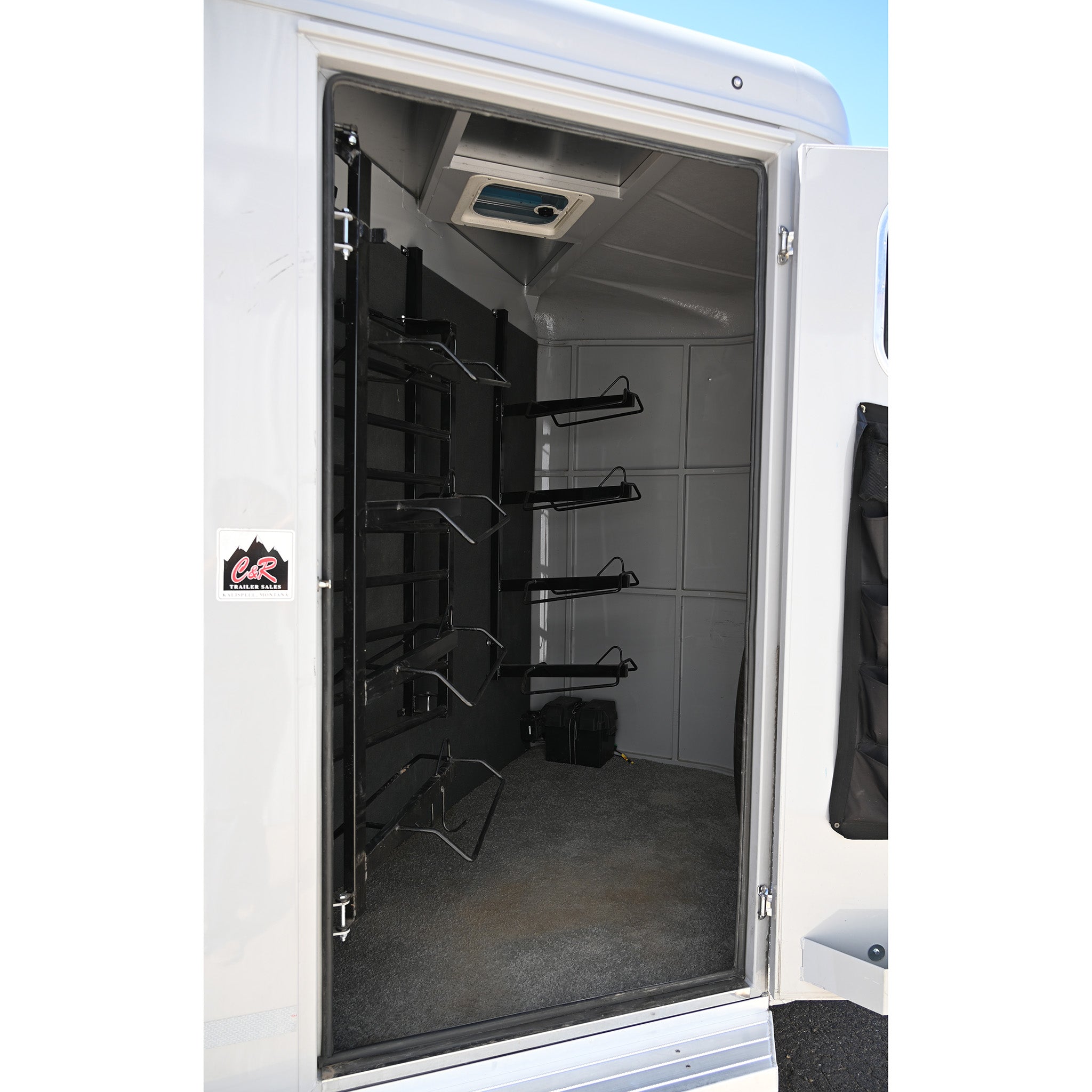 2024 Trails West Santa Fe 4-Horse Bumper Pull Horse Trailer - Image 19